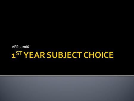 APRIL 20I6.  GUIDANCE COUNSELLOR 