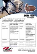 VENUEBLOUBERG RIDING CENTRE, Farm Amesfort, Vivo, 0924, Limpopo BANK DETAILSBLOUBERG RYSKOOL ABSA, ACC: 9239055554 ENTRIES CLOSE27 June 2014 at 12h00 (