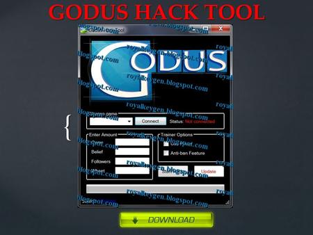 GODUS HACK TOOL.