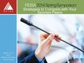 Strategies to Compete with Your Sponsor Peers. Paul Karasik President The Wholesaler Institute www.wholesalerinstitute.com 310-546-9277.