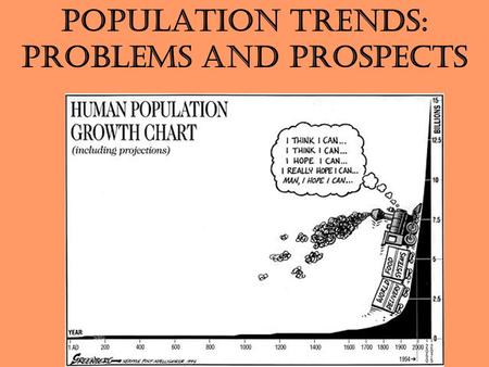 Population Trends: Problems and Prospects. 2 A.D. 2000 A.D. 1000 A.D. 1 1000 B.C. 2000 B.C. 3000 B.C. 4000 B.C. 5000 B.C. 6000 B.C. 7000 B.C. 1+ million.