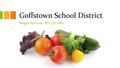 Goffstown School District Megan Bizzarro, RD, LD, SNS.