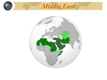 Middle East. Includes South West Asia and North of the Sahara Desert in Africa It is a united region due to its Climate, Religion, Language, and Economics.