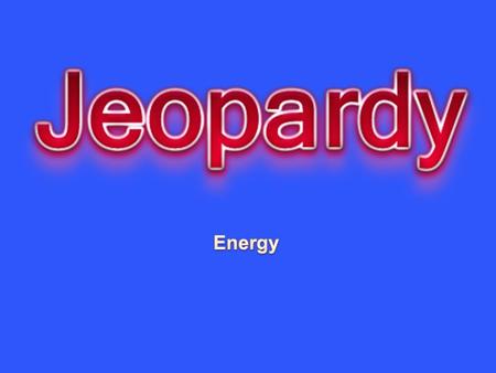 Vocabulary Work Problems Potential Energy Problems Kinetic Energy Problems Extra Questions 10 20 30 40 50.