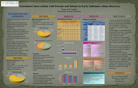 .... Attachment Intervention with Parents and Infants in Early Substance Abuse Recovery Child abuse and neglect is major social problem Improving the relationship.