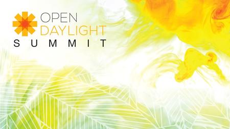 Time Series Data Repository #ODSummit - The Generic, Extensible, and Elastic Data Repository in OpenDaylight for Advanced Analytics.