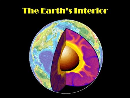 The Earth’s Interior.