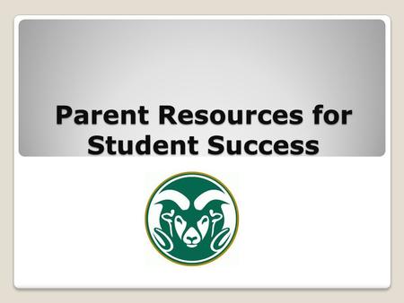 Parent Resources for Student Success. Credit Recovery Information Students NEED 26 credits to graduate There is little/no room for failure Credit Recovery.