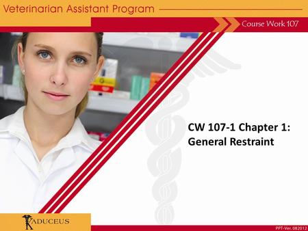 CW 107-1 Chapter 1: General Restraint Course Work 107.