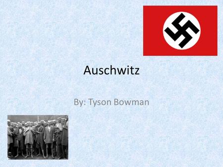 Auschwitz By: Tyson Bowman. What was Auschwitz? Auschwitz concentration camp was a network of concentration and extermination camps built and operated.