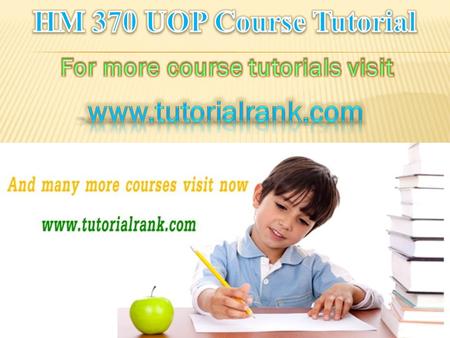 For more course tutorials visit