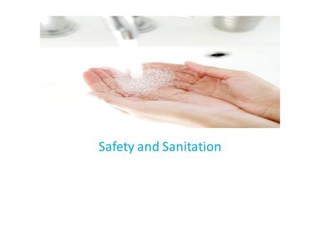 Sanitation Safety and Sanitation. Challenges to Food Safety Time and Money Language and Culture Literacy and Education Pathogens Unapproved Suppliers.