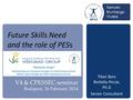 Future Skills Need and the role of PESs Tibor Bors Borbély-Pecze, Ph.D Senior Consultant V4 & CPESSEC seminar Budapest, 26 February 2014.