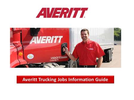 Averitt Trucking Jobs Information Guide. Averitt Trucking Jobs Averitt has grown into one of the country’s supply chain management and freight transportation.