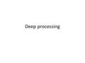 Deep processing. Laufer’s concept of ‘involvement’ Laufer, B., & Hulstyjn. J. Incidental vocabulary acquisition in a foreign language: The concept of.