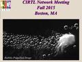 CIRTL Network Meeting Fall 2015 Boston, MA Bubble-Propelled Drugs.