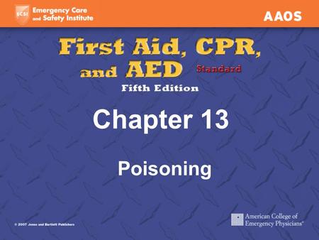 Chapter 13 Poisoning. Ingested (Swallowed) Poisons Recognizing Ingested Poisoning Abdominal pain Nausea or vomiting Diarrhea Burns, stains, odor near.