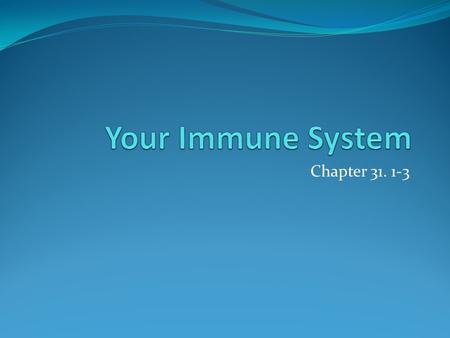 Chapter 31. 1-3. You need to know Germ theory is the idea that certain microscopic particles may cause diseases. Pathogen – disease causing agent There.