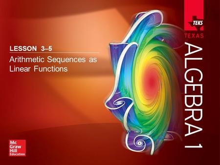 Arithmetic Sequences as Linear Functions