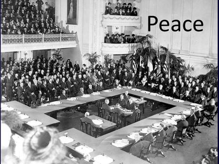 Peace. Lusitania Throughout the 19 th century, America’s foreign policy was based on the Monroe Doctrine. America would stay out of European politics.