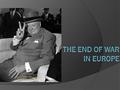 Rome Falls Allies Win on The Mediterranean Front  In 1943, the Allies invaded Sicily and begin towards mainlandmainland  September 1943 – The new Italian.