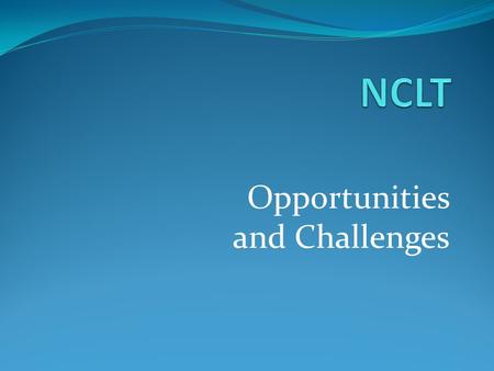 Opportunities and Challenges. Introduction Benefits Both the Eradi Committee and the Union Government considered the need for establishment of a Tribunal.