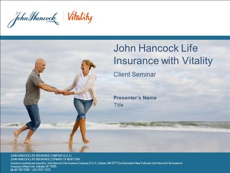 John Hancock Life Insurance with Vitality