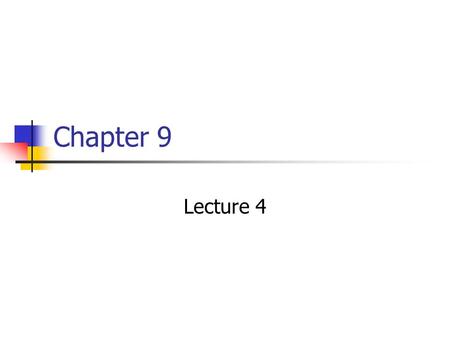 Chapter 9 Lecture 4. NetWare Novell’s network operating system Biggest competitor – Microsoft Windows.