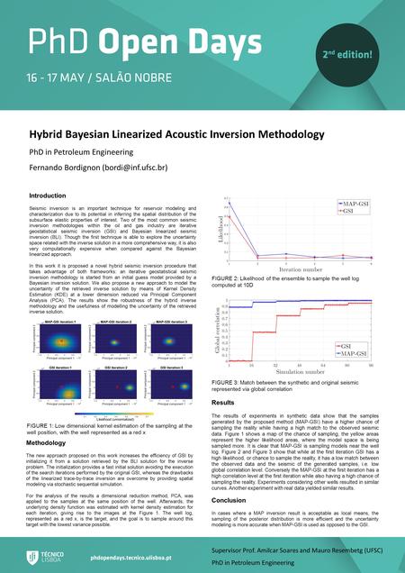 Hybrid Bayesian Linearized Acoustic Inversion Methodology PhD in Petroleum Engineering Fernando Bordignon Introduction Seismic inversion.