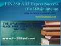 FOR MORE CLASSES VISIT www.fin380aid.com. FIN 380 Entire Course (UOP) FIN 380 Week 1 Individual Assignment Nonprofit Organization Overview FIN 380 Week.