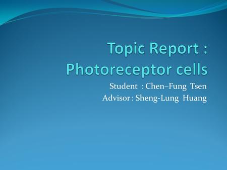 Student : Chen–Fung Tsen Advisor : Sheng-Lung Huang.