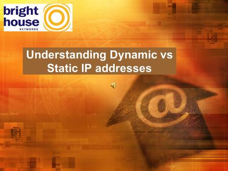 Understanding Dynamic vs Static IP addresses DHCP Dynamic Host Configuration Protocol DHCP defines mechanisms through which clients can be assigned an.