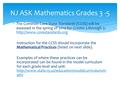  The Common Core State Standards (CCSS) will be assessed in the spring of 2014 for Grades 3 through 5: