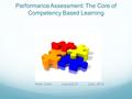 Performance Assessment: The Core of Competency Based Learning Rose ColbyIowa ASCDJune, 2014.