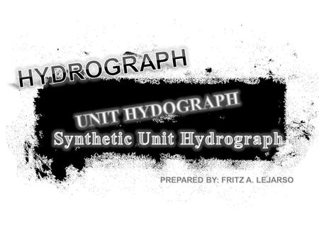 HYDROGRAPH is a graph showing the rate of flow (discharge) versus time past a specific point in a river, or other channel or conduit carrying flow. It.