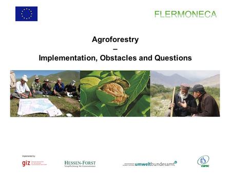 Agroforestry – Implementation, Obstacles and Questions.