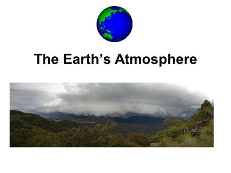 The Earth’s Atmosphere. Lab: Beware of “Air”! The Earth is protected by a blanket of air called the atmosphere.