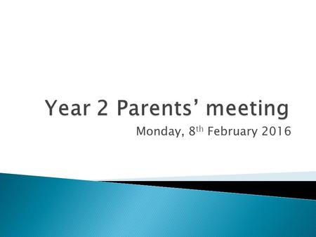 Monday, 8 th February 2016.  Clarify what the national curriculum tests are and what they involve.  Explain the changes in the way they will be reported.