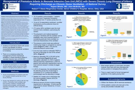 Management of Premature Infants in Neonatal Intensive Care Unit (NICU) with Severe Chronic Lung Disease of Infancy Requiring Discharge on Chronic Home.