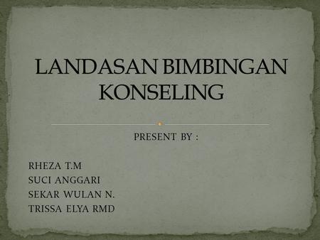 Layanan Bimbingan Konseling
