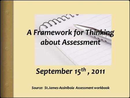 What do you think? The most effective method for assessing my students is to use a large end of unit test.