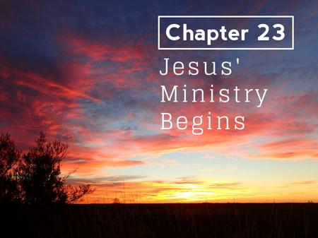 Matthew 3 13 Then Jesus came from Galilee to the Jordan to be baptized by John. 14 But John tried to deter him, saying, “I need to be baptized by you,