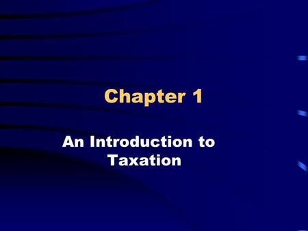 Chapter 1 An Introduction to Taxation. Learning Objectives Discuss the history of taxation Differentiate between three types of tax rate structures Describe.