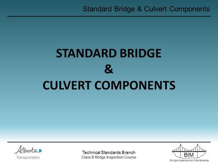 Typical Bridge Components