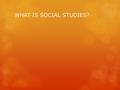 WHAT IS SOCIAL STUDIES?. What is Social Studies?? Civics & Government History Economics Geography Culture & Society.