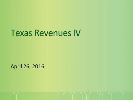 Texas Revenues IV April 26, 2016. The term tax incidence focuses our attention on the individuals and groups that actually bear the burden of a tax. Tax.