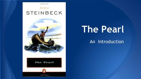 The Pearl An Introduction. ● An allegory is a story containing two levels of meaning. ● First, there's the surface of the story (characters and plot)