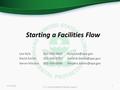 6/13/2016 U.S. Environmental Protection Agency 1 Starting a Facilities Flow Lee David