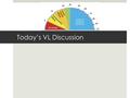 Today’s VL Discussion. Discuss with the person next to you: What could be the most important thing a teacher can teach a student?