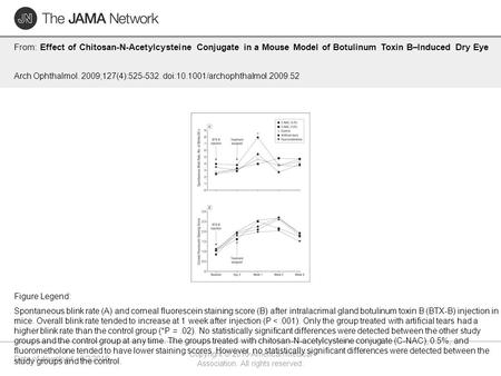 Date of download: 6/2/2016 Copyright © 2016 American Medical Association. All rights reserved. From: Effect of Chitosan-N-Acetylcysteine Conjugate in a.